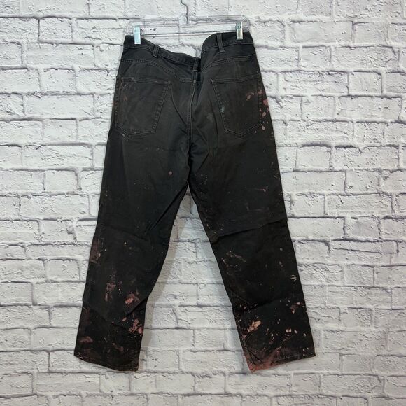 Urban Pipeline MaxFlex Men’s Straight Jeans 38x30 Blue Bleach Paint Splatter I - Picture 4 of 15